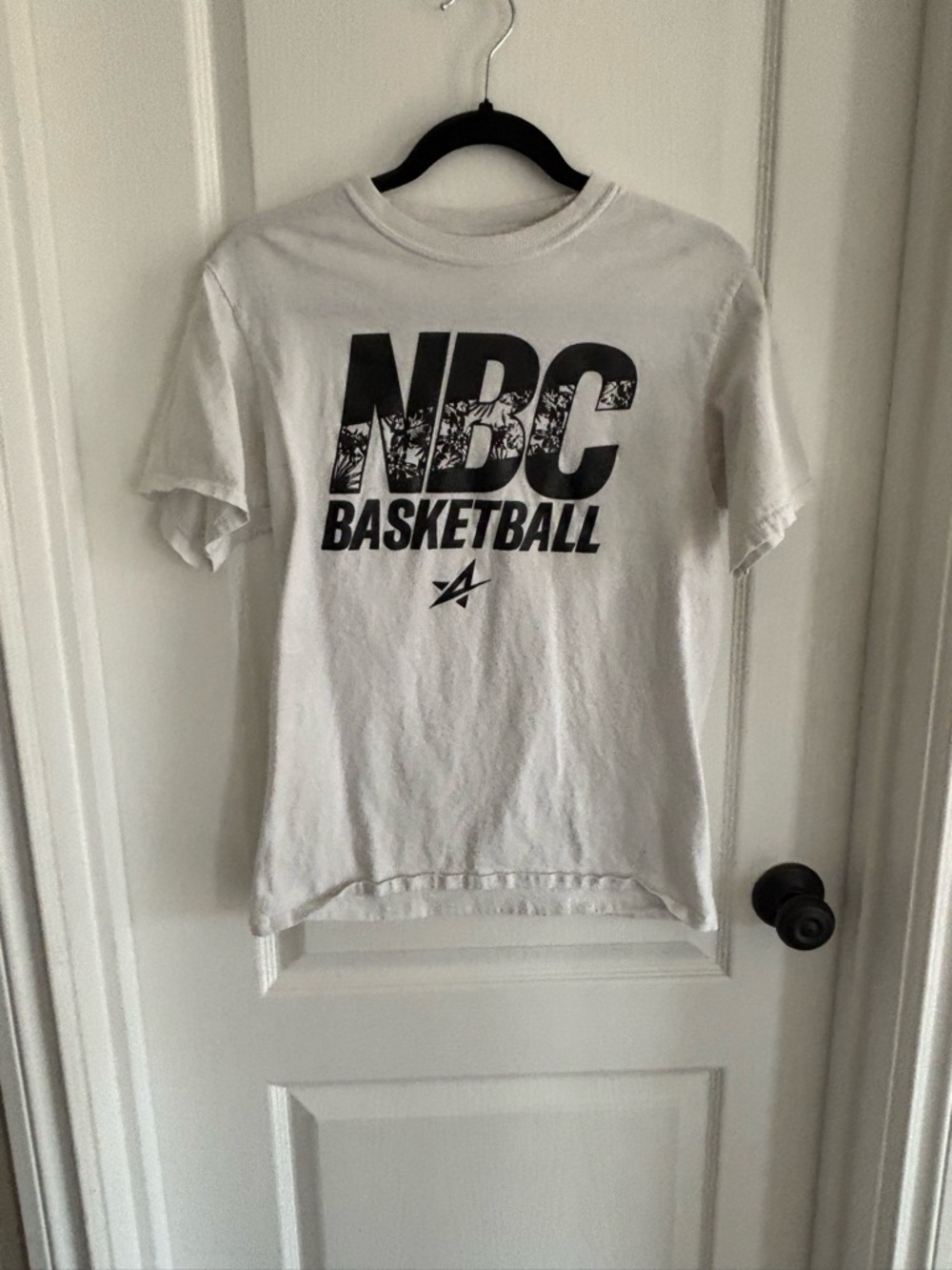 Port and Company White NBC Basketball Graphic Tee